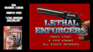 Lethal Enforcers USAEURJAPMegadrive  Genesis  Gameplay 0561 [upl. by Genisia165]