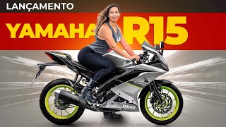 NOVA R15 NO BRASIL TESTE YAMAHA R15 PREÇO CORES E FICHA TÉCNICA YZF R 15  LANÇAMENTO [upl. by Wynny412]