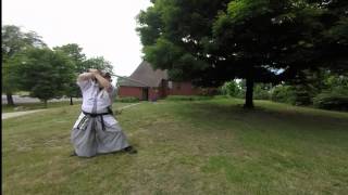 Haidong Gumdo Ssangsu Sword Form 4Full Speed [upl. by Donegan]