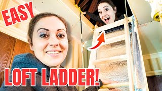 How l installed a DIY loft ladder hatch kit without a PRO [upl. by Etnoek]