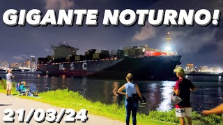 GIGANTE saindo em Itajaí Santa Catarina Brazil ​⁠BielTurismo [upl. by Lekcim400]