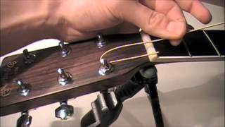 Shaynes Beginners Guitar Guide How to Restring a Guitar [upl. by Annitsirhc]