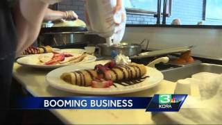 Business booming for restaurants after TV chef makes visit [upl. by Ahsit398]