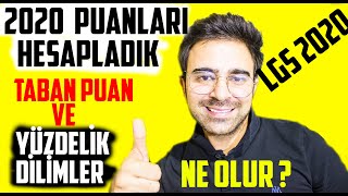 LGS 2020  Puanlarını Hesapladık  2020 taban puan ve yüzdelik dilimler ne olur [upl. by Gruber742]