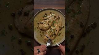 SOLE w CRISPY CAPERS — this dish is as beautiful as it is delicious recipe cooking [upl. by Baecher]