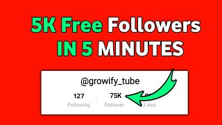 Free Tiktok Followers  HOW TO GET 10K TIKTOK FOLLOWERS WORKING [upl. by Sleinad]