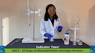 AcidBase Titration 20 wv NaOH with 1 N H2SO4 [upl. by Pitt]