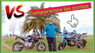 🏍️ Zontes T310 T2 Review y comparación con T310 versión 1 1 [upl. by Hescock308]