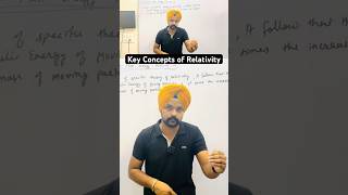 Key Concepts of Relativity physics maths neet education automobile [upl. by Oiramd209]