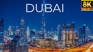 DUBAI United Arab Emirates In 8K ULTRA HD HDR 60 FPS [upl. by Jemena625]