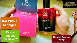 RAMSONS Midnight EDP  Ek Aur Budget Dhamaka  100 ml MRP ₹380 Deal ₹175 only [upl. by Clellan]