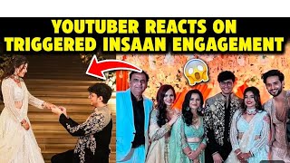 Youtubers React On Triggered Insaan And Ruchika Rathore Engagement  😮 [upl. by Ttehr739]