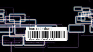 Barcodes Creator API [upl. by Lemrahs]