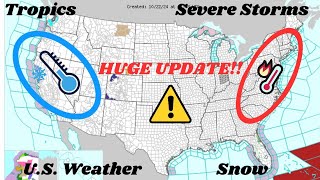 A BIG Weather Update on the US Tropics Severe Weather and MORE VRP Weather [upl. by Even]