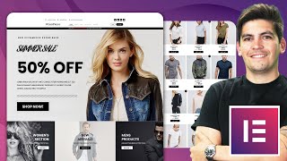 How To Make an eCommerce Website With Wordpress and Elementor 2024 Elementor Tutorial✅ [upl. by Caprice]