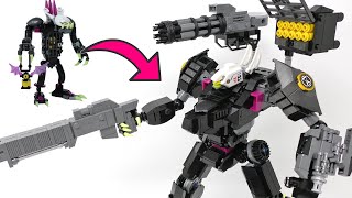 Upgrading LEGO Dreamzzz To Armored Core Style Lightweight Bipedal [upl. by Eisserc]