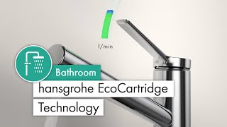 hansgrohe EcoCartridge Technology [upl. by Ynnot900]