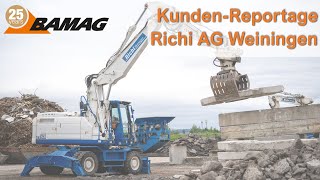 Hyundai HW210 Interview Richi AG amp BAMAG Maschinen AG [upl. by Anirahtak745]