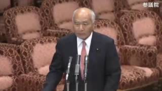 吉野正芳・新復興大臣就任の挨拶 20170427参議院・東日本大震災復興特別委員会 [upl. by Olram]