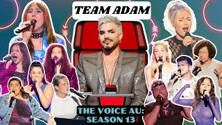 Season 13 TEAM ADAM  Full Summary  The Voice Australia 2024 [upl. by Cirda670]