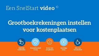 Grootboekrekening instellen voor kostenplaatsen [upl. by Dart]