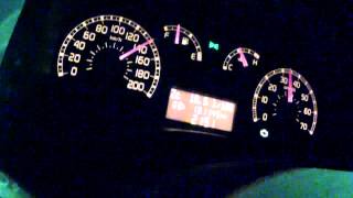 Fiat Panda 13JTD 0170 kmh acceleration  tacho video [upl. by Adnocahs]