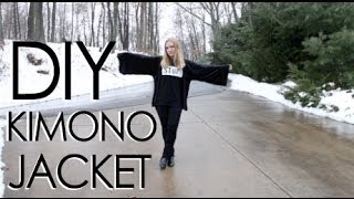 12 DAYS of DIY Kimono Jacket inspired by Rick Owens FW13 [upl. by Naitsirhc]