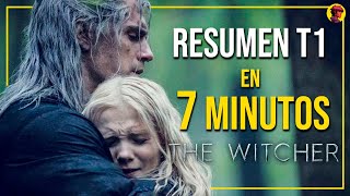 THE WITCHER  RESUMEN de la TEMPORADA 1 en 7 MINUTOS [upl. by Allana]