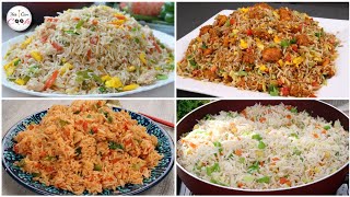 4 Delicious Fried Rice Recipes by YES I CAN COOK [upl. by Arah470]