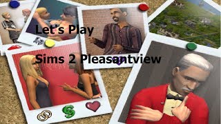 Lets Play The Sims 2 Pleasantview The Oldies Family Part 2 [upl. by Selena]