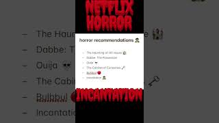 HORROR MOVIES RECOMMEND FROM NETFLIX 2024 [upl. by Ylimme]