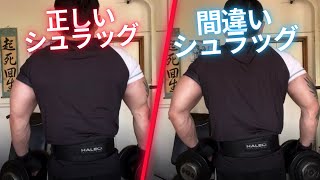 僧帽筋の筋トレ！ダンベルシュラッグの正しいフォームと正しくないフォームやりました！筋トレmotivationトレーニング [upl. by Llednek]