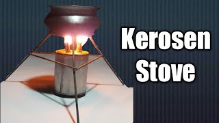 Tiny can Kerosene Stove making At HomeVery Simple Easy Dy Project [upl. by Adleme81]