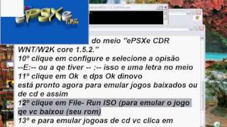 como configurar e emular roms com o ePSXe 152 [upl. by Iluj]