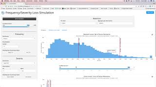 RShiny  Frequency Severity Insurance Claims Simulation [upl. by Hluchy333]