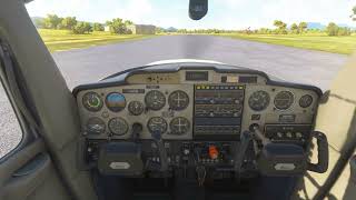 Microsoft Flight Simulator Cessna 152 decollo da Tana del Volo Siliqua [upl. by Torin]