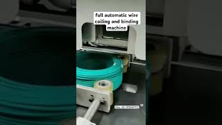 automatic wire coiling and binding machine cable packing machine wire coiling wrapping machine [upl. by Yhtrod]