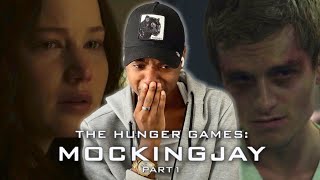 watching Hunger Games Mockingjay Part 1 for the first time and PEETA DESERVED BETTER [upl. by Plossl]