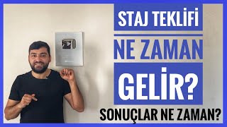 ULUSAL STAJ PROGRAMI SONUÇLARI NE ZAMAN AÇIKLANACAK STAJ TEKLİFLERİ NE ZAMAN GELİR USP MAAŞ [upl. by Hairim]