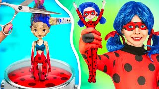 Comment Devenir Ladybug dans la Vraie Vie  De Poupée Intello a Belle Ladybug [upl. by Itagaki]