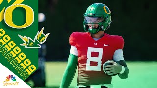 Oregon Ducks Dillon Gabriel primed to take Big Ten football by storm in 2024  NBC Sports [upl. by Iasi]