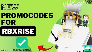 BRAND NEW CODE IN RBXRise IN SEPTEMBER 2024  HOW YOU CAN EARN FREE ROBUX IN ROBLOX USING RBXRISE [upl. by Behlke668]