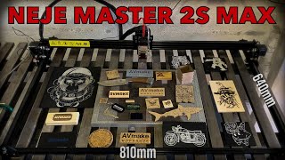 NEJE MASTER 2S Max A40640 Module Laser Engraver UnboxingSetupTesting [upl. by Nibur]