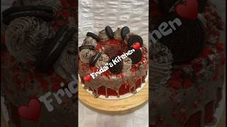 Oreo Red Velvet Cream Cheese Pound Cake redvelvet oreocake creamcheesepoundcake [upl. by Duane]