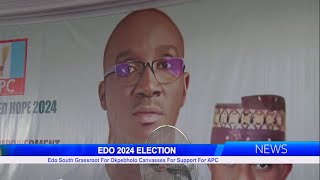 Edo 2024 Election Edo South Grassroot For Okpebholo Canvasses For Support For APC [upl. by Hapte]