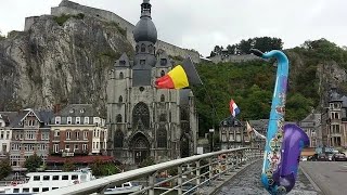 The best of Dinant walking tour Belgium [upl. by Nnylecyoj320]