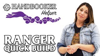 Handbooker Helper Ranger Quick Build [upl. by Debbi]