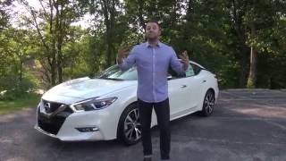 2017 Nissan Maxima  Features Review [upl. by Nylcoj]