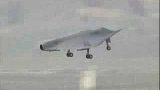 X47 Unmanned Pegasus Stealth Aircraft Test Flight [upl. by Rickey]