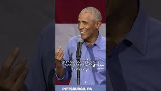 Obama Roasts Trump Over Health Care Remarks quotHe Couldnt Even Tear It Down Right [upl. by Alexandra]